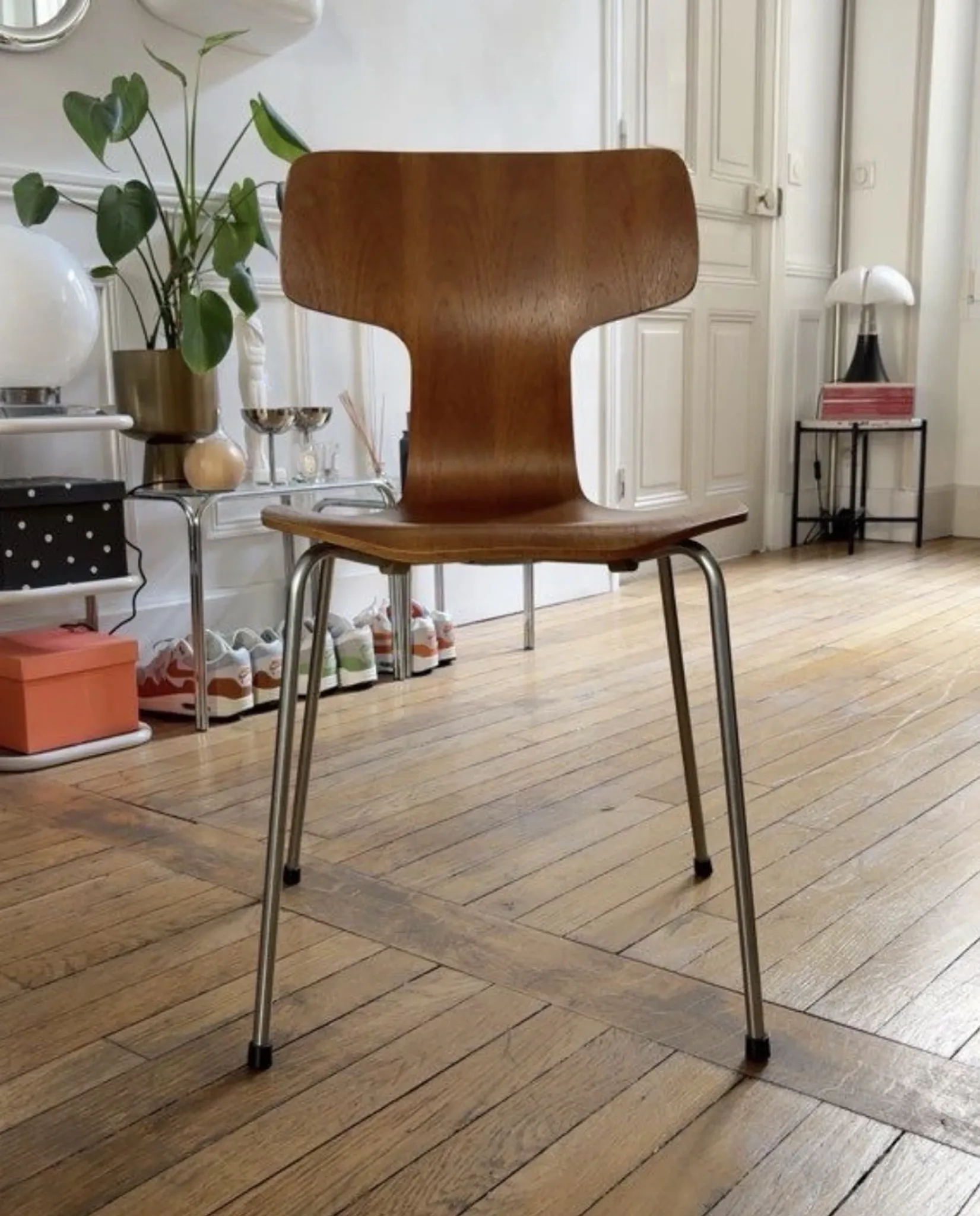 Set of 4 chairs by Fritz Hansen - Arne Jacobsen - vintage Scandinavian