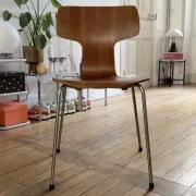 Set of 4 chairs by Fritz Hansen - Arne Jacobsen - vintage Scandinavian