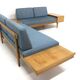 Set de 2 méridiennes "Svane", Ingmar Relling, Ekornes, Norvège, 1960