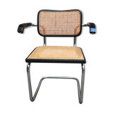 Marcel Breuer armchair, chrome and black chair