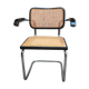 Marcel Breuer armchair, chrome and black chair