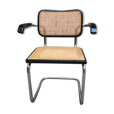 Fauteuil B64 par Marcel Breuer chrome et noir