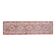 1970s Vintage Turkish Handmade Wool & Cotton Pink Runner Rug