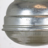 Glass industrial hanging lamp