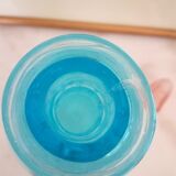 Romantic turquoise and pink flask