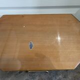 Vintage Italian Sorrento Wood Marquetry Brass Serving Tray 36