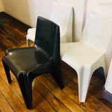 Stackable chair Bofinger BA 1171 by Helmut Bätzner