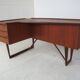 Boomerang desk in teak by Peter Lavig Nielsen for Denmark, 1950s