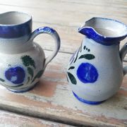 Paire de pichets en grès d'Alsace