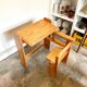 Bureau modulable Trama pour enfant en bois clair