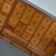 Large Dutch Industrial Beech Apothecary / School Cabinet, Mid-20th Century