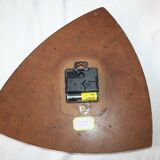 Bayard vintage formica wall clock red