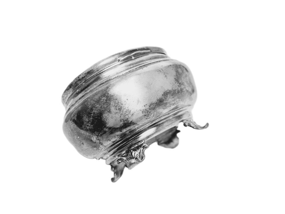 Art Deco silver sugar bowl, 1950s