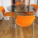 4 chaises DSC 106 Giancarlo Piretti Castelli