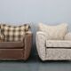 Paire de grands fauteuils club italiens des années 1940
