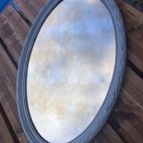 Miroir ancien ovale