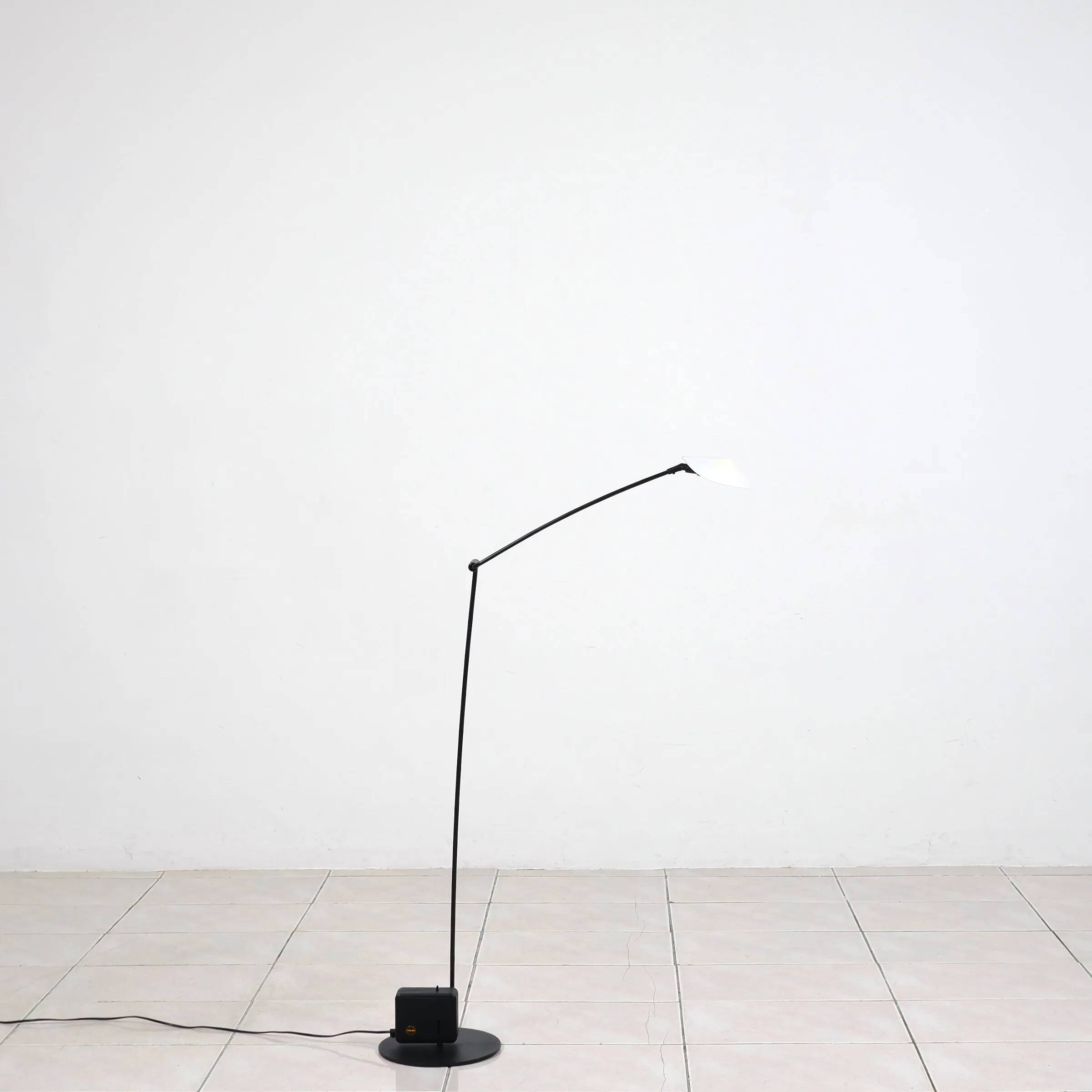 Set of 2 "Ambra" floor lamps by Valenti, Italy