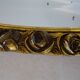 large old oval golden mirror 84x51cm