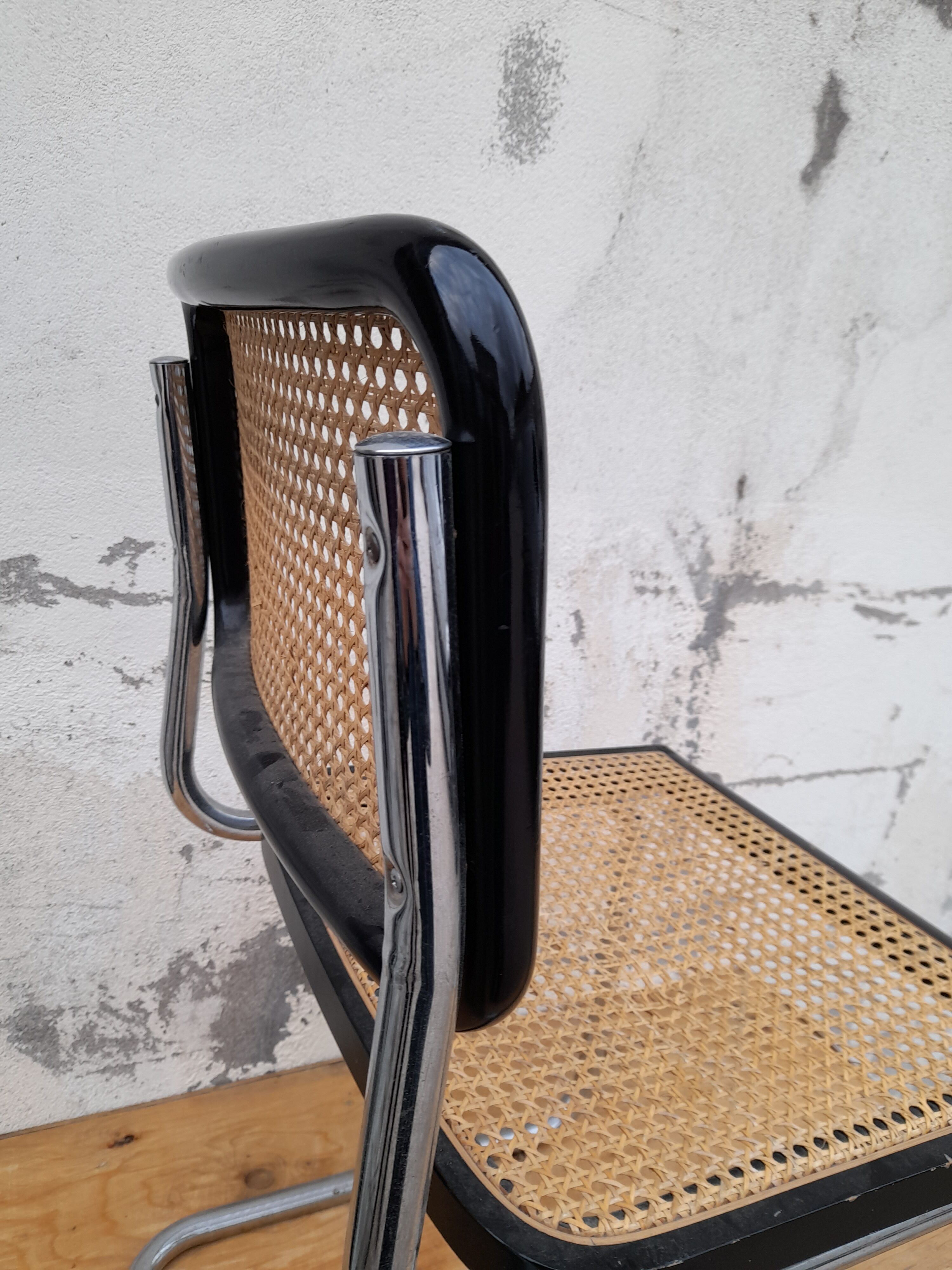 Chaise Marcel Breuer b32 signé Italy