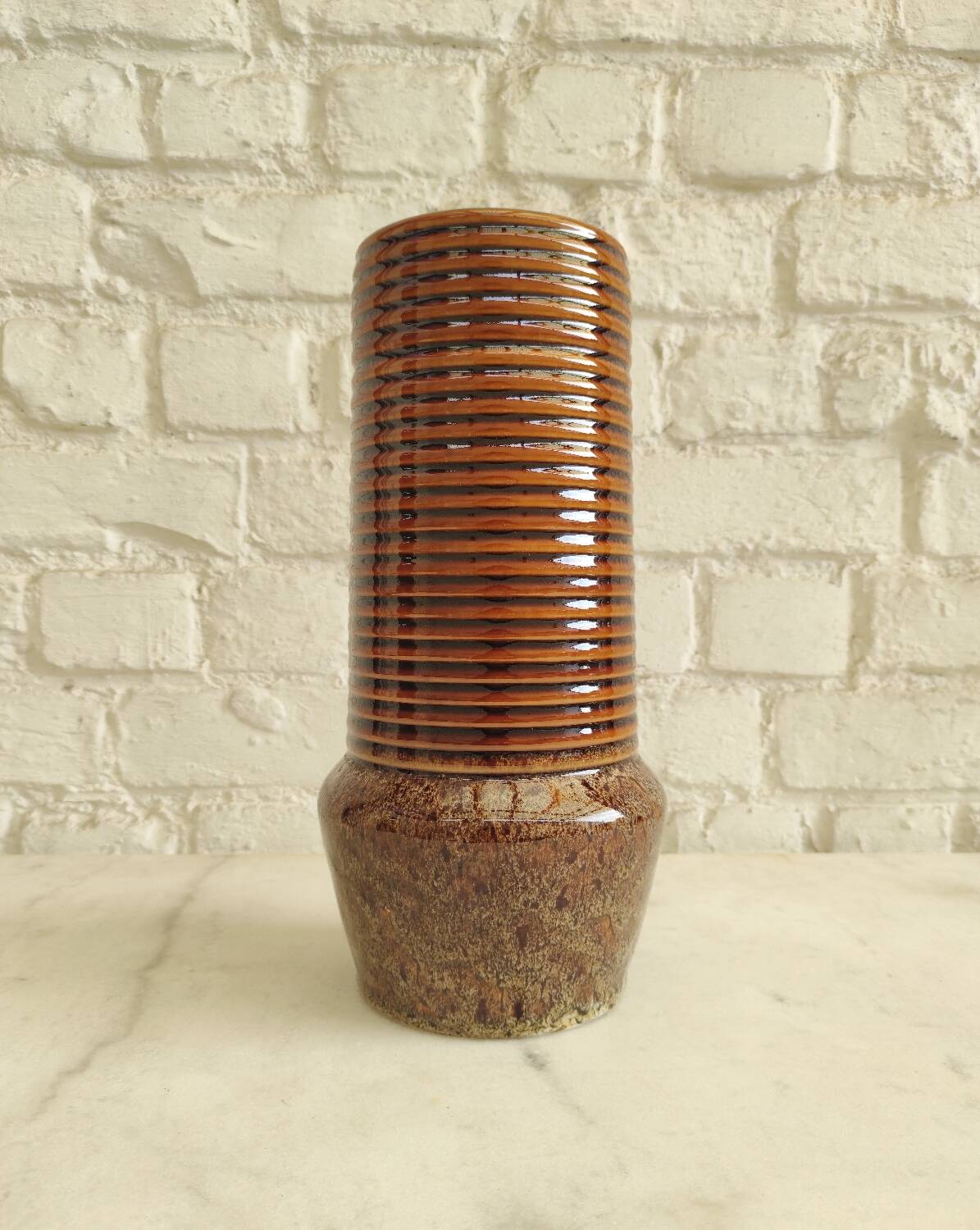 Brutalist large vase - Pruszków