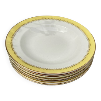 6 Biarritz Basque soup plates