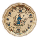 Old Plate MOUSTIERS Salins Ceramic Decor Old Vintage #B196