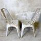 Pair of Tolix chairs model A designed by Xavier Pauchard.