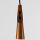 Suspension in opaline and teak, 1970s