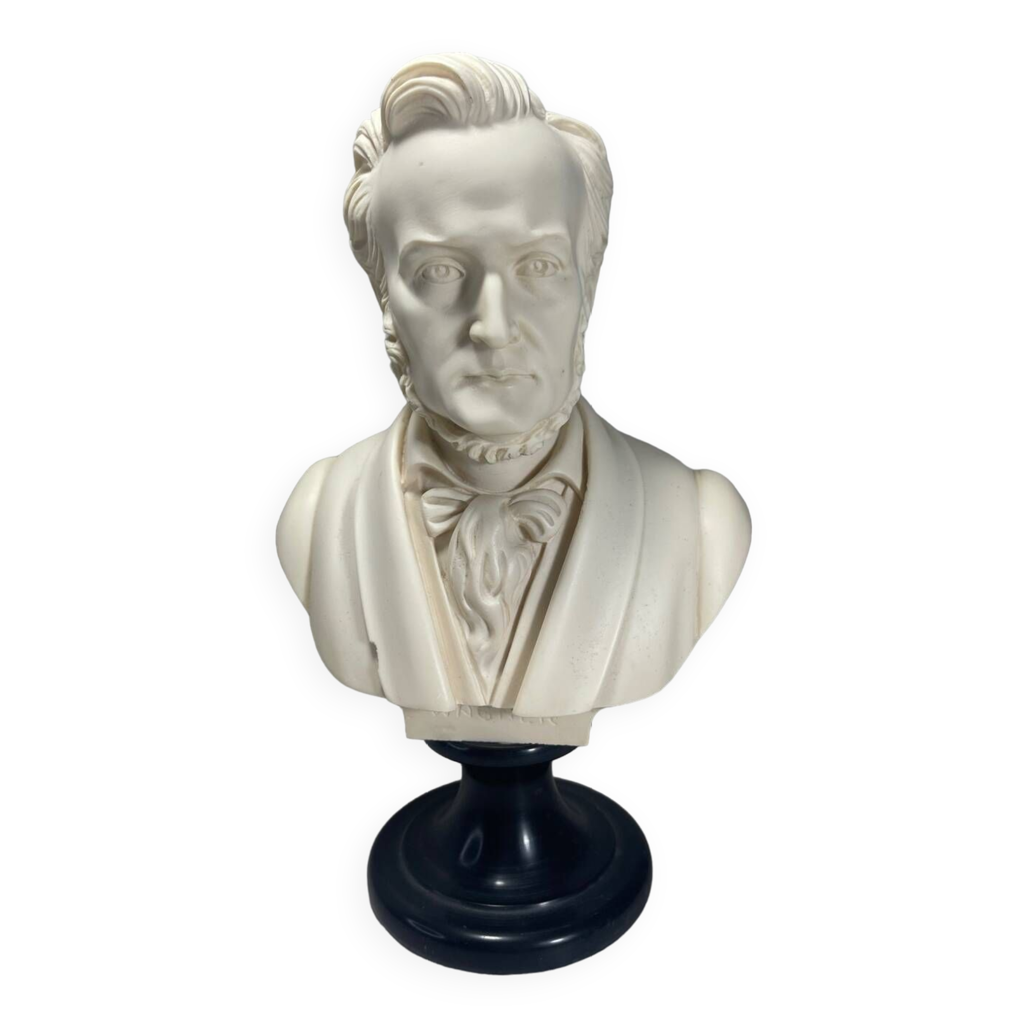 Resin bust of Wagner signed A. Giannelli Sculpture Year 60