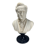 Resin bust of Wagner signed A. Giannelli Sculpture Year 60