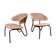 Paire de chaises modèle 568, conçu par Dirk van Sliedregt 1954