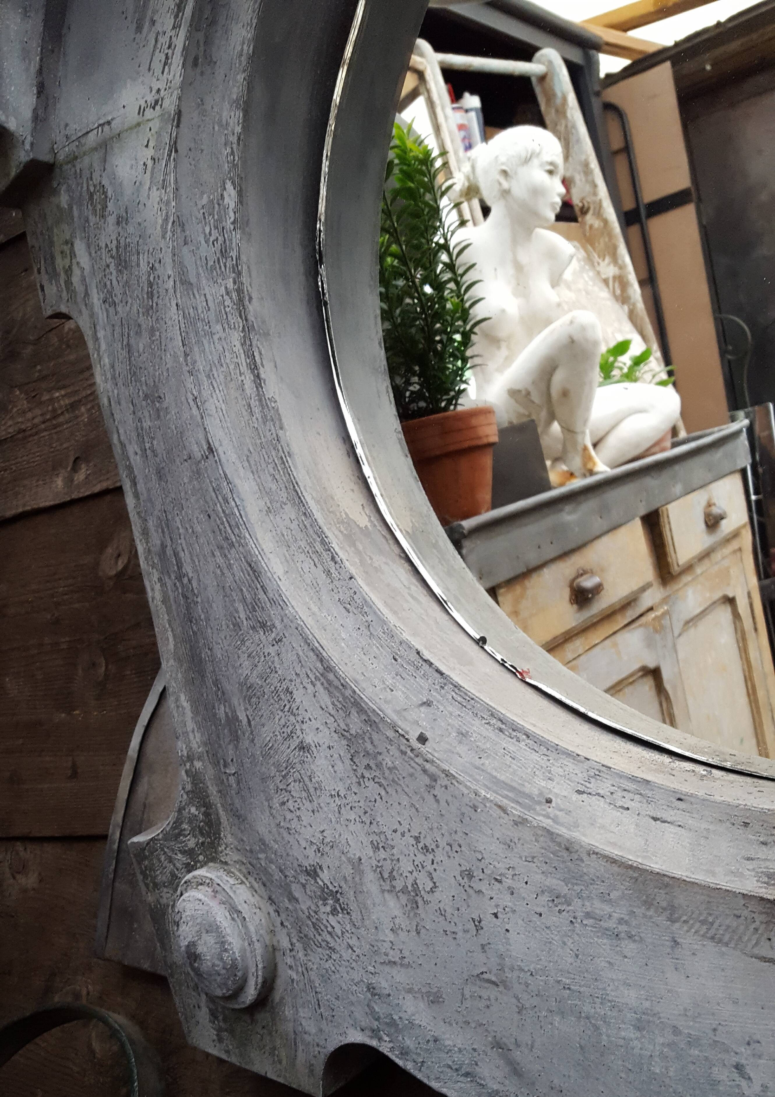 Ox eye mirror 115x110