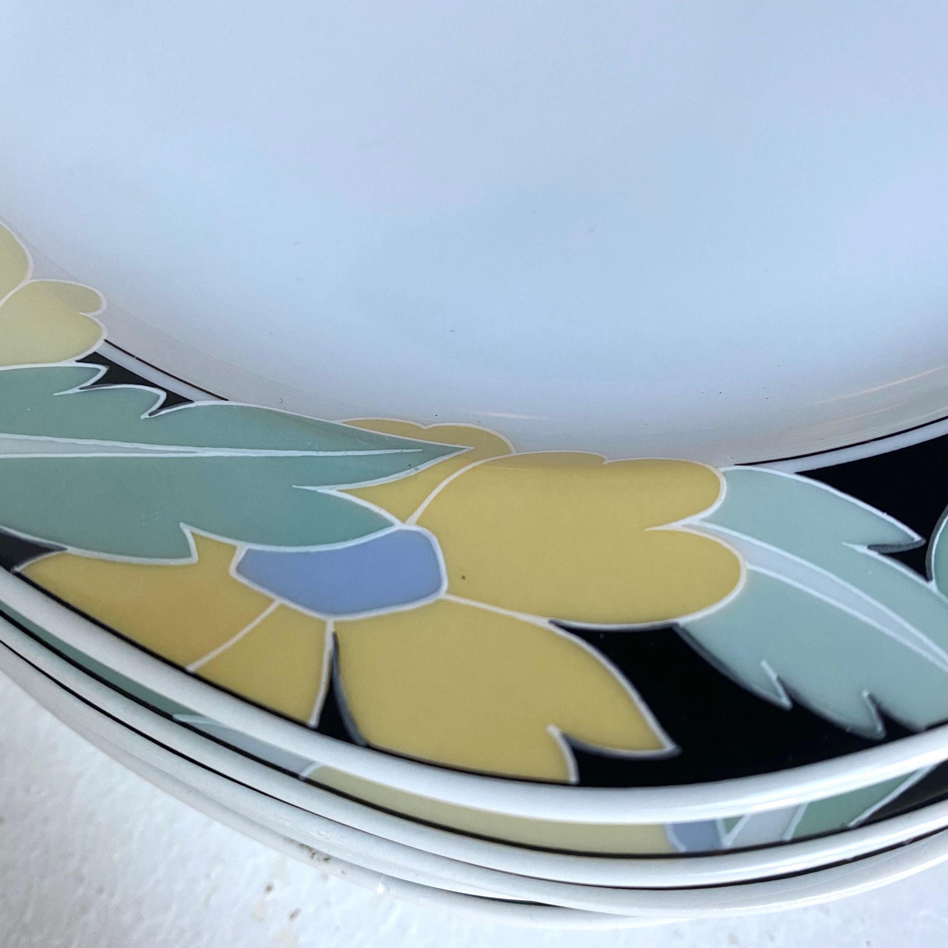 80s dessert plates
