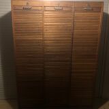 Cabinet binder oak curtains