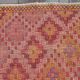 Turkish kilim area rug, vintage kilim rugs runner