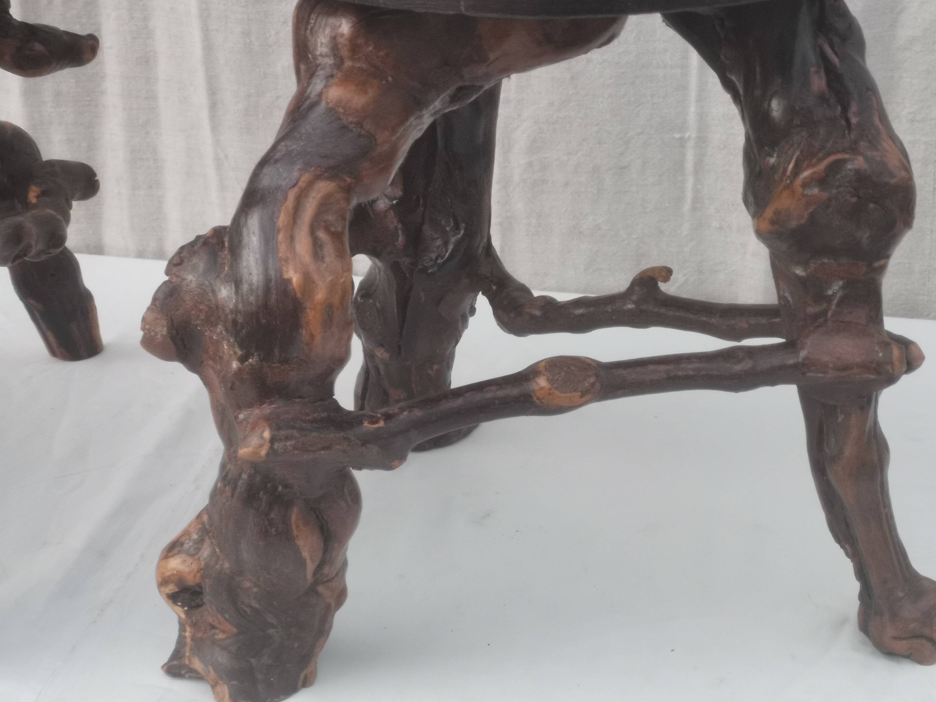 Pair of “brutalist” stools