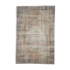 6x9 distressed wool vintage rug 292x191cm