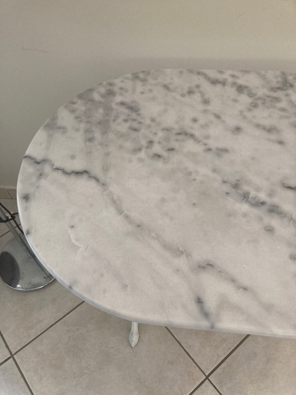 Table bistrot dessus marbre