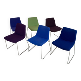 6 Cosmos chairs by Jeffrey Bernett for B&B Italia