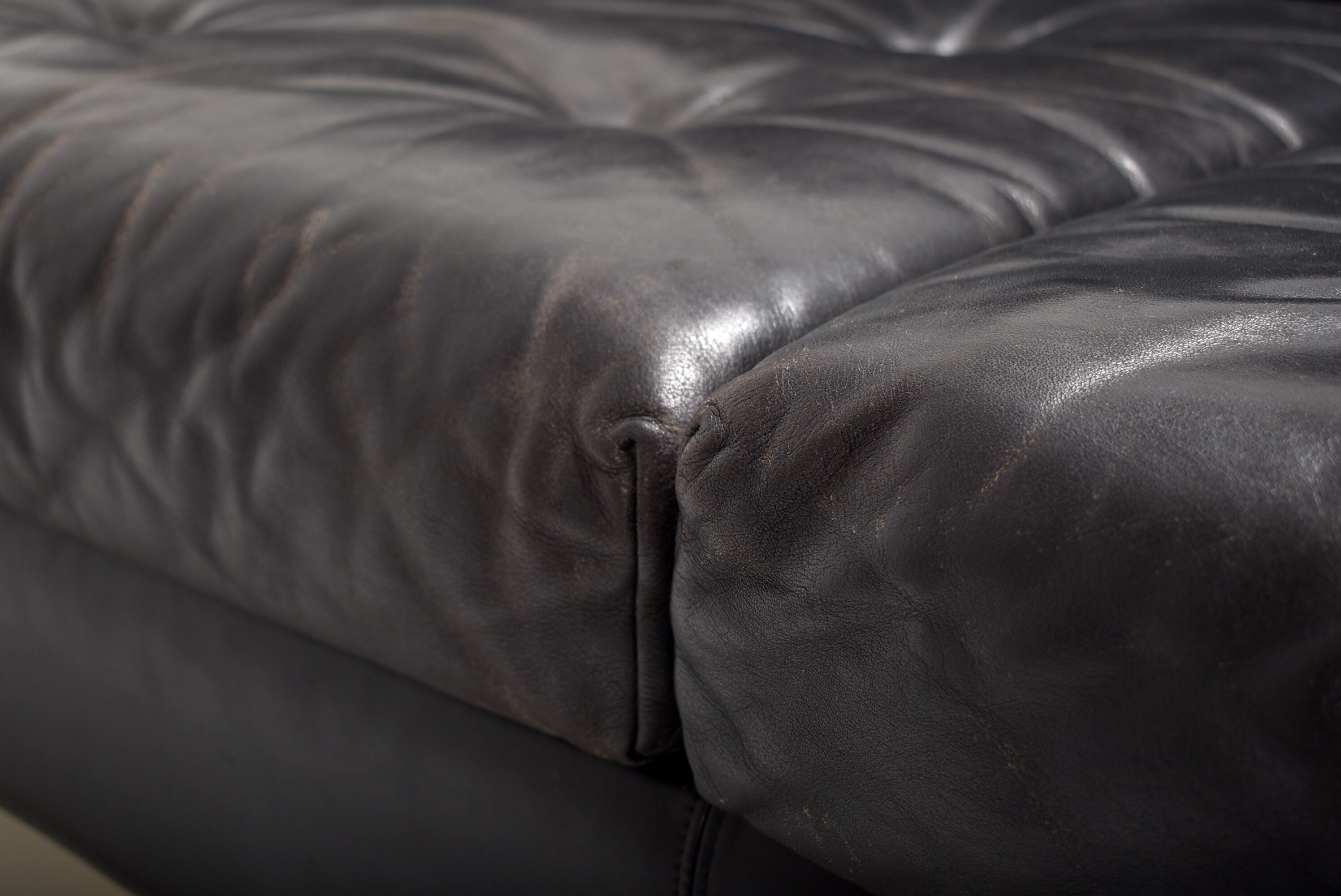 3-seater leather sofa 1960