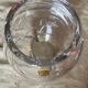 Egg-shaped crystal vase
