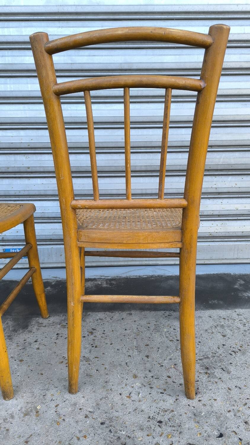Paire de chaises bistrot, années 30