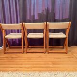 Set of three Kon-Tiki chairs designed by Gillis Lundgren, Ikea, Sweden, 197