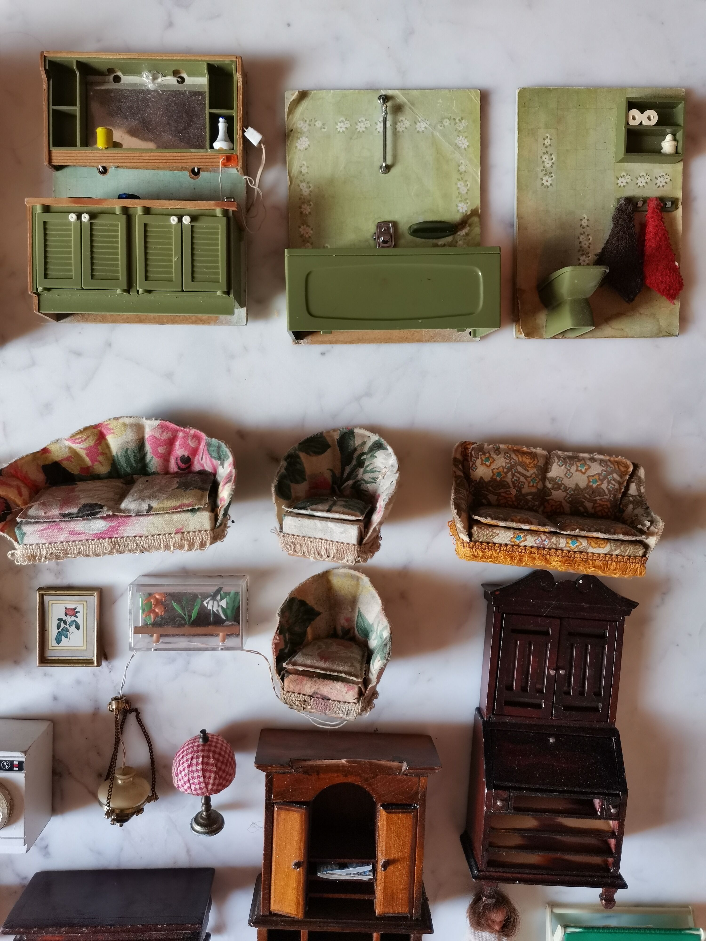 Interior doll's house 70s