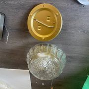 Plafonniers en verre de Murano Ensemble de 2 années 1970