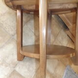 Mahogany coffee table Gaston Poisson art deco 1940