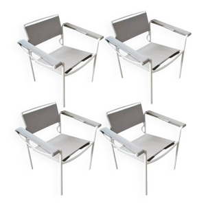 Lot de 4 fauteuils 109 Giandomenico Belotti pour Alias