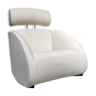 Fauteuil Mama Cerruti Baleri Ecru Italie 1995