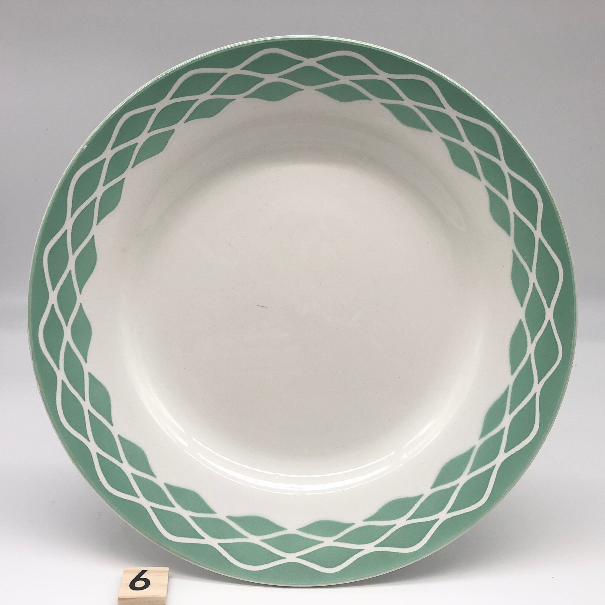 6 flat plates "Digoin Sarreguemines"- model Lola