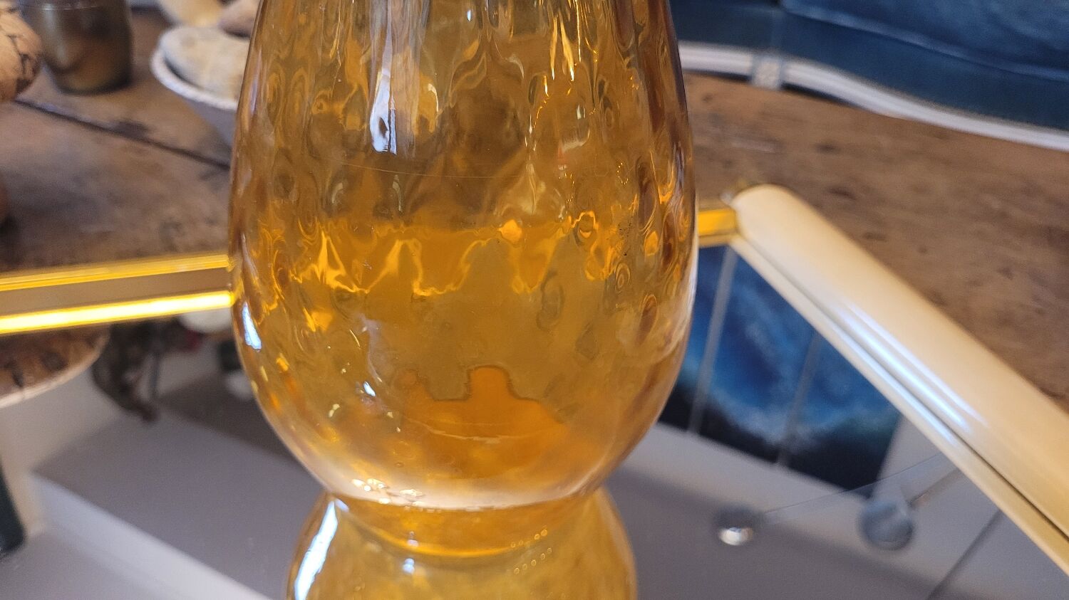 Italian glass vase 60's